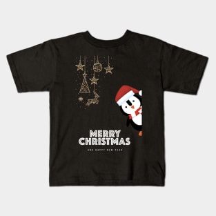 Merry Christmas and happy New Year Kids T-Shirt